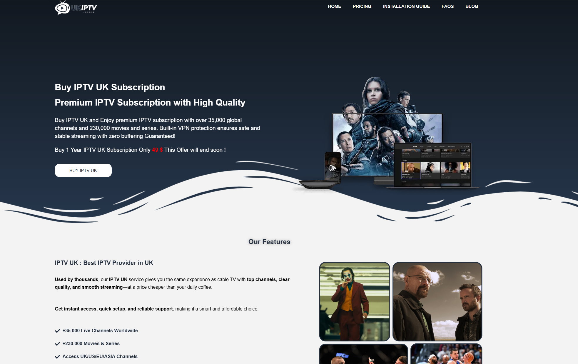 IPTV firestick setup with IPTV UK MEDIA on Fire TV